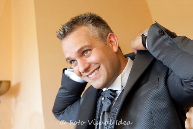 Lo sposo: fotografia 5 di 22. Reportage di matrimonio di Michela Mazzorana.